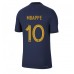 Cheap France Kylian Mbappe #10 Home Football Shirt World Cup 2022 Short Sleeve